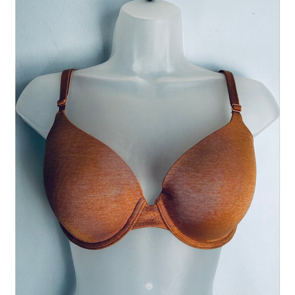 Victoria's Secret Uplift Semi Demi Bra Beige 36C Casual Everyday